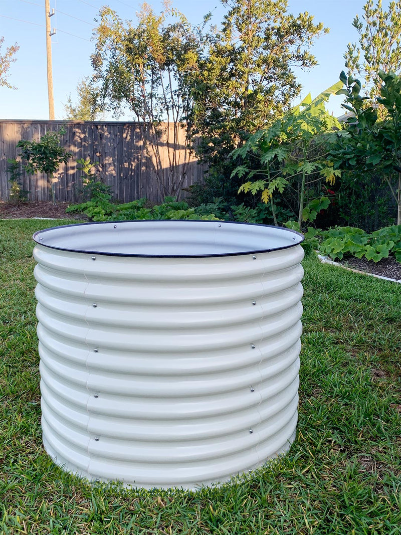 Extra Tall Round Metal Garden Bed