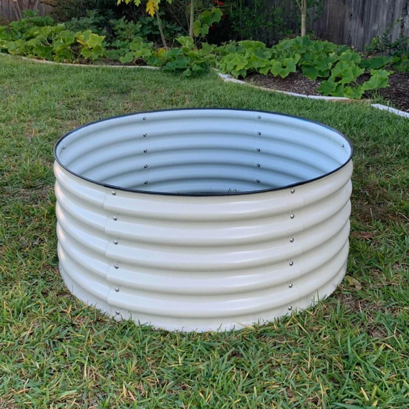 42" Round Metal Garden Bed